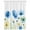 Turquoise, variant on Blue Yellow Spring Floral Waterproof Fabric Shower Curtain,Summer Botanical Watercolor Waterproof Fabric Shower Curtain for Bathroom Curtains Bathtubs Shower Curtains with 12 Hooks Small 36x72in