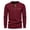 AB911 Wine, variant on Tisuna Men Long Sleeve T-Shirts Breathable Henley Neck Tops Men Solid Tee Shirts For Sport Workout Size L