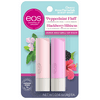 eos flavorlab Lip Balm - Peppermint Fluff & Blackberry Hibiscus | 2-Pack Stick