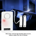 thumbnail image 2 of Sistema de alarma antirrobo con sensor magnético inalámbrico para puertas y ventanas de 120 dB (batería no incluida), 2 of 7