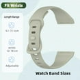 thumbnail image 3 of MYKOMI 3 Pack Compatible for Fitbit Versa 4 / Fitbit Versa 3 / Fitbit Sense 2 / Sense Watch Bands, Soft Silicone Replacement Strap for Versa 4 / Versa 3 Watch Band Women Men, 3 of 6