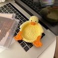 thumbnail image 3 of Opvise Duck Panda Crochet Coaster Heat-resistant Non-slip Kitchen Countertop Table Protection Handmade Mug Coffee Tea Cup Holder Decoration, 3 of 8