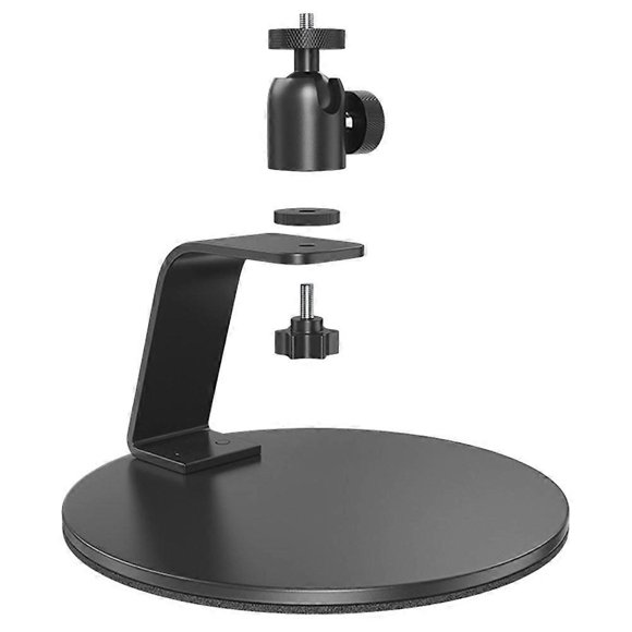 Projector Stand Adjustable Gimbal Shelf For Low Angle Photo Video Shooting 1Set In Black Made Of Aluminum Alloy And Plastic