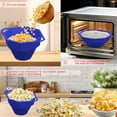 thumbnail image 4 of Food Grade Silicone Popcorn Bowl High Temperature Resistants Foldable Microwave Popcorn Bucket With Lid, Usupdd 2025 Food Grade Silicone Popcorn Bowl, 4 of 6