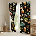 thumbnail image 3 of Feelyou Kids Happy Camping Blackout Curtains Set of 2 (52x84 Each), Cartoon RV Camper Window Curtains, Campfire Sandwich Boba Tea Curtains and Drapes, Boys Girls Room Decor, 3 of 6