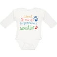 thumbnail image 3 of Inktastic Future Wrestler Wrestling Boys Long Sleeve Baby Bodysuit, 3 of 5
