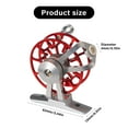 thumbnail image 3 of Fly Fishing Reels Heavy Duty Aluminum Reels for Trout Pike Winter Ice Fishing Wheel Reels, 3 of 8