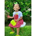 thumbnail image 4 of Unique Baby Girls Back to School Apple Skirt Boutique Outfit (7/XXL, Red), 4 of 4