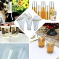 thumbnail image 5 of Efavormart 12 Pack Rose Gold Disposable 9 oz Plastic Tumblers Rimmed Design For Wedding Party Decoration, 5 of 11