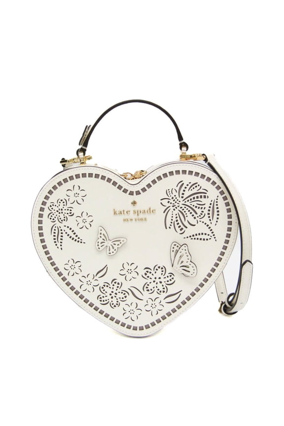 Pre-Owned Kate Spade Love Shack KL039 Women's Leather Handbag,Shoulder Bag White (Good)