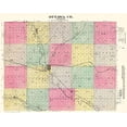 thumbnail image 2 of Everts 32x26 White Modern Wood Framed Museum Art Print Titled - Ottawa Kansas - Everts 1887, 2 of 4