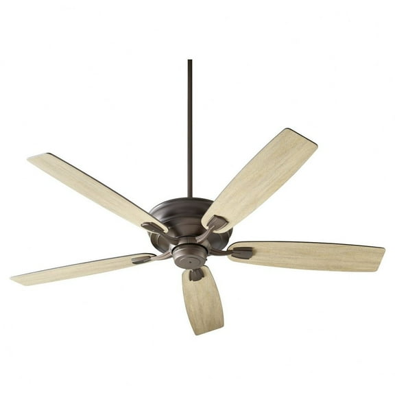50605-86-Quorum Lighting-Gamble - 5 Blade Ceiling Fan in Traditional style - 60 inches wide by 14.25 inches high-Oiled Bronze Finish-Oiled