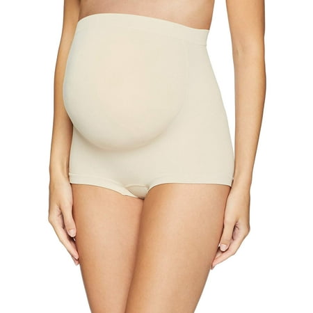 Annette Women Soft Seamless Full Coverage Maternity Boyshorts Nude (Best Panty Liners For Pregnancy)