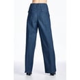 thumbnail image 2 of Larry Levine Stretch Pants - Dark Navy - 14, 2 of 3