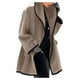 thumbnail image 2 of Pntutb moda mujer cálido abrigo de imitación cárdigan invierno sólido manga larga prendas de vestir exteriores Pntutb Pntutb-2056, 2 of 5