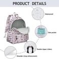 thumbnail image 4 of Cute Pitbull Terriers Dog and Flower Backpack for School,Cute School Bag,Schoolbag with Adjustable Shoulder Straps & Padded Back,13.4"x11"x4.7", 4 of 6