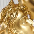 thumbnail image 2 of Escultura de beso de pareja nórdica estatua de personaje de arte moderno artesanía de resina (oro) Sywqhk Libre de BPA, 2 of 6