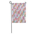 thumbnail image 1 of NUDECOR Blue Bright Color Block Pattern Abstract Colorful Brush Canvas Cardboard Garden Flag Decorative Flag House Banner 12x18 inch, 1 of 2