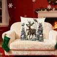 thumbnail image 2 of 3D Effect Christmas Pillowcase Cover - Festive Home Sofa Decoration, 2 of 6