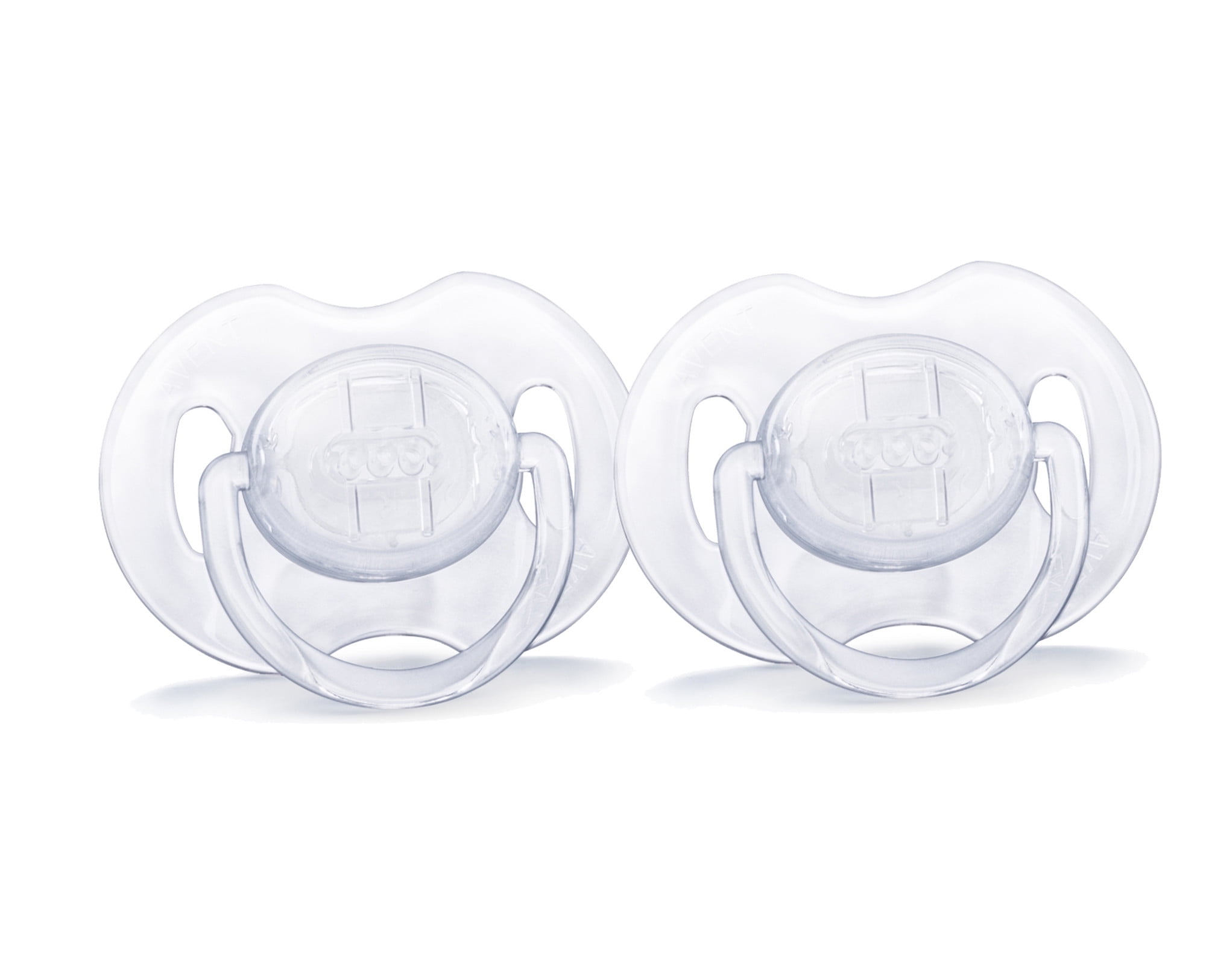 Philips Avent Orthodontic Pacifier, 06 Months, Translucent, 2 Pack