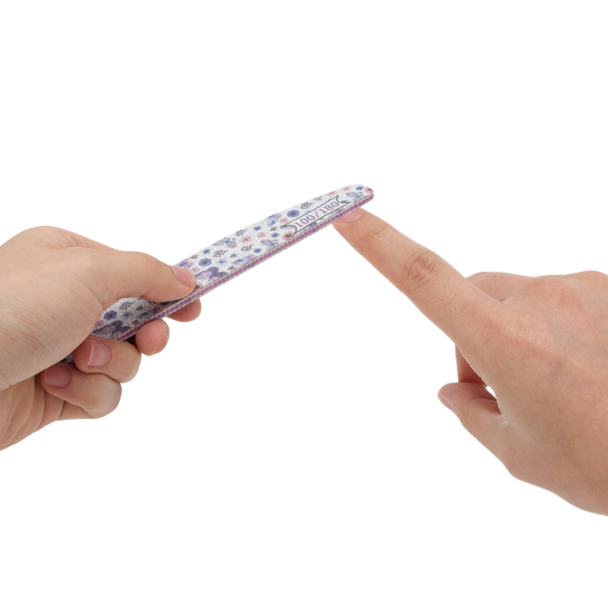 Unique Bargains Half-moon HD-001 Nail Files 5 Pcs Colorful [Half-moon HD-012]