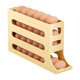 thumbnail image 1 of Estante para Almacenamiento de Huevos con Diseño Inclinado de 4 Niveles, Contenedor 30 Huevos, Organizador Dispensador de Huevos para Refrigerador, Porta Huevos para Refrigerador (Amarillo claro), 1 of 4