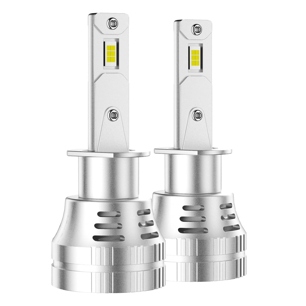 Kidlove 1 Pair Led Headlight Bulbs 6000k 30000lm Ip68 Waterproof Modified Headlamp Highlight H4