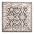 thumbnail image 3 of Unique Loom Charlotte Collection Area Rug - Carmel (4' 1" Square Fume Gray/Light Blue), 3 of 7