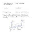 thumbnail image 3 of Home Living Room Storage Under Desk Cable Management Tray Wire Cord Power Strip Adapter Organizer Shelf, 3 of 8