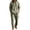 h10_Army Green, variant on Men Cotton Linen Sets Outfits 2 Piece Long Sleeve Hooded Shirts Lightweight Pants Lounge Set for Beach Vacation Walk, S-3XL