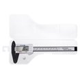 thumbnail image 2 of Riwesomey Calibrador digital Vernier electrónico de 6 pulgadas Calibrador de 100 mm Herramienta de medición de diámetro exterior interior LCD Vernier Medidores de medidas dimensionales blanco negro Riwesomey TO000142-01B, 2 of 6