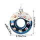 thumbnail image 3 of Adornos Colgantes de Dona para Árbol de Navidad | Juego de 4 Adornos Navideños de Plástico | Forma de Dona Escarchada de Colores con Chispas | Ideal para Decorar Árboles de Navidad, Coronas, Guirnald, 3 of 6
