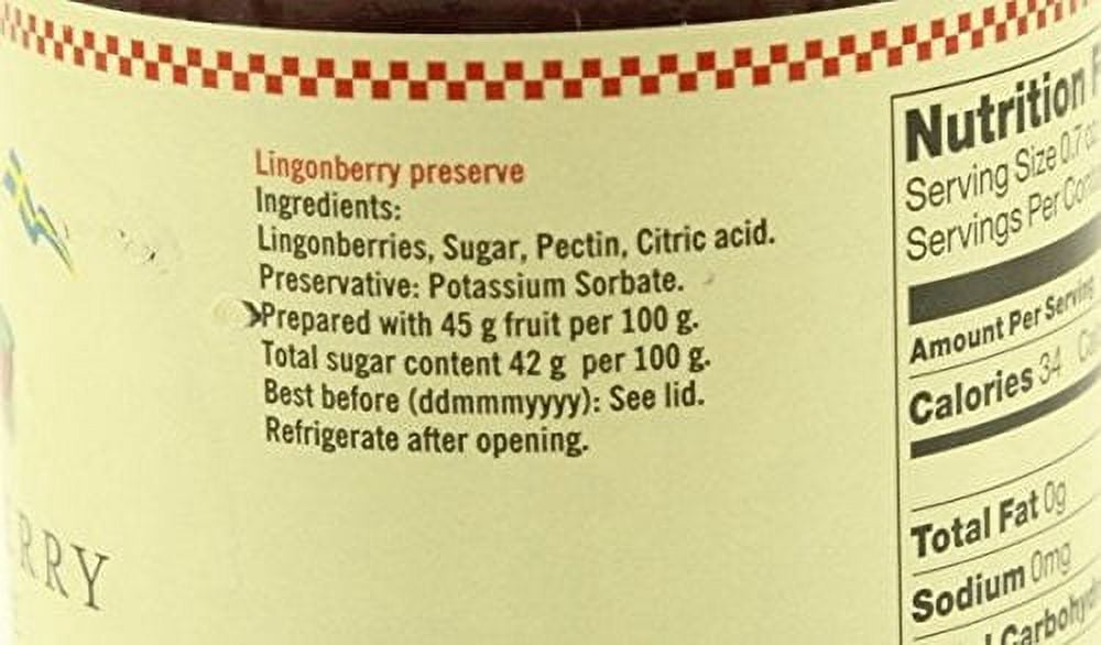 Hafi Variety Pack Preserves Lingonberry, Wild Cloudberry, Gooseberry 14.1-ounce Jars (Pack of 3)