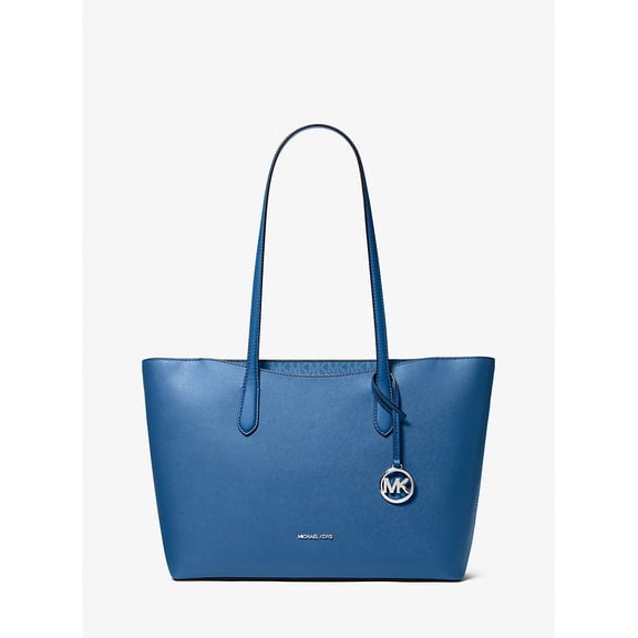 Michael Kors Outlet Arden Large Top-Zip Tote Bag - Galaxy Blue