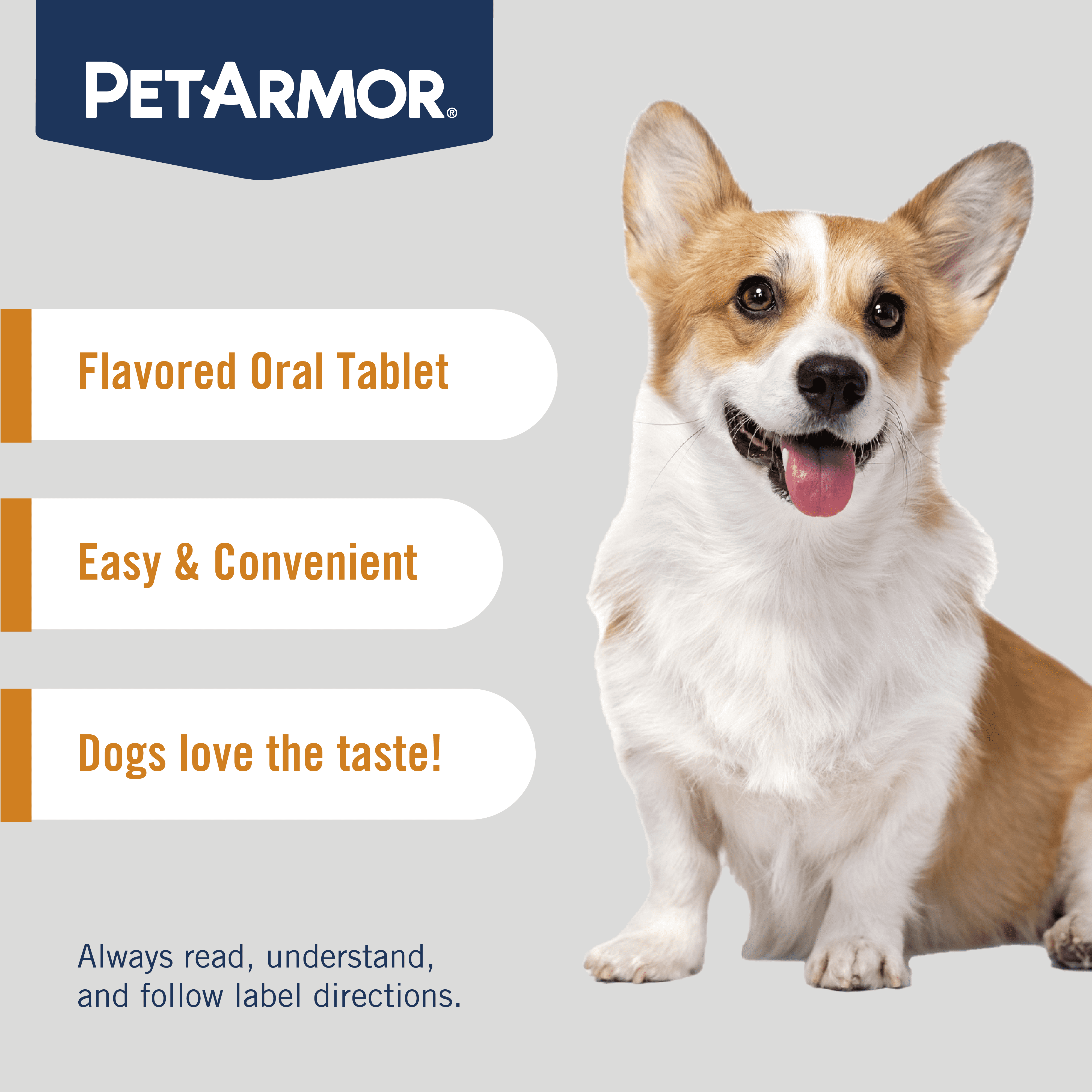(4 pack) PETARMOR 7 Way De-Wormer for Puppies and Small Dogs, 6-25 lbs, 6 Chewable Tablets