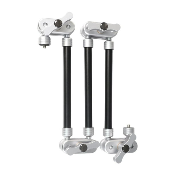 Soporte de brazo mágico con rosca de 1/4" y flexible, ajustable para teléfono, ideal para juegos, cámara de acción, vlogs, visualización de Longitud 80cm