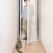 Richell White Steel Cat Extra Tall Safety Gate, 37.5 L X 3 W X 71.5 H