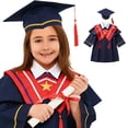thumbnail image 4 of Graduation Gown And Cap Set For Kids Academic Celebration Outfit With Tassel, 4 of 4