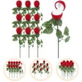 thumbnail image 2 of Shisuyan 10 Pcs Boîte de Rangement Romantique pour Bagues, Bouquet de Fleurs Rouges en Forme de Rose, Bijoux, Bagues de Fiançailles, Boîte Cadeau pour Mariage, Saint-Valentin, 2 of 8