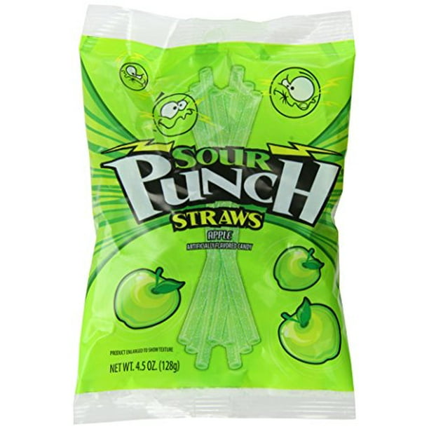 Sour Punch Apple Straws (Pack of 2)