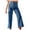 Blue, variant on vigerkar Women's Wide Leg Jeans High Waisted Stretchy Straight Leg Jeans Buttoned Loose Denim Pants with Pocket Light Blue, XXL