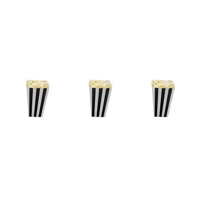 Shengyu Popcorn Boxes Mini x 12 Wedding Party Favour Lolly Box Retro Cinema for Pop Corn No.04 3PCS