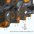 thumbnail image 6 of Gray Halloween Boo Icons Shower Curtain 36"x72" ,Bathroom Decorative Shower Curtains Set with 12 Hooks,Modern Waterproof Washable Shower Curtain, 6 of 6