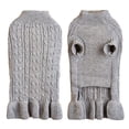 thumbnail image 1 of Pet Sweater Dress for Small Dogs Dogs Sweaters Boy Turtleneck Warm Elegant Rope Pet Sweater Stretch Knit Ruffled, 1 of 5