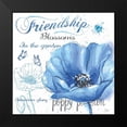 thumbnail image 2 of Nan 20x20 Black Modern Framed Museum Art Print Titled - Garden Friendship, 2 of 5