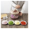 thumbnail image 3 of Manual Meat Grinder Chopper Meat Grinder Blender Mixer To Chop Meat Fruits Vegetables Nuts Herbs Food Cutter ,Easy Installation, 3 of 6