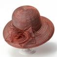 thumbnail image 2 of Riforla Elegant Foldable Sun Hat for Women Summer Wide Brim Floppy Beach Hat with – Lightweight and Breathable Ladies' Gardening and Fishing Bucket Cap Beach Hats for Women Red, 2 of 4