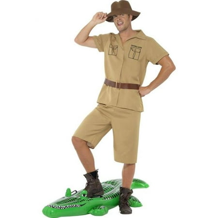 Safari Man Costume Crocodile Hunter Steve Irwin Keeper Australian