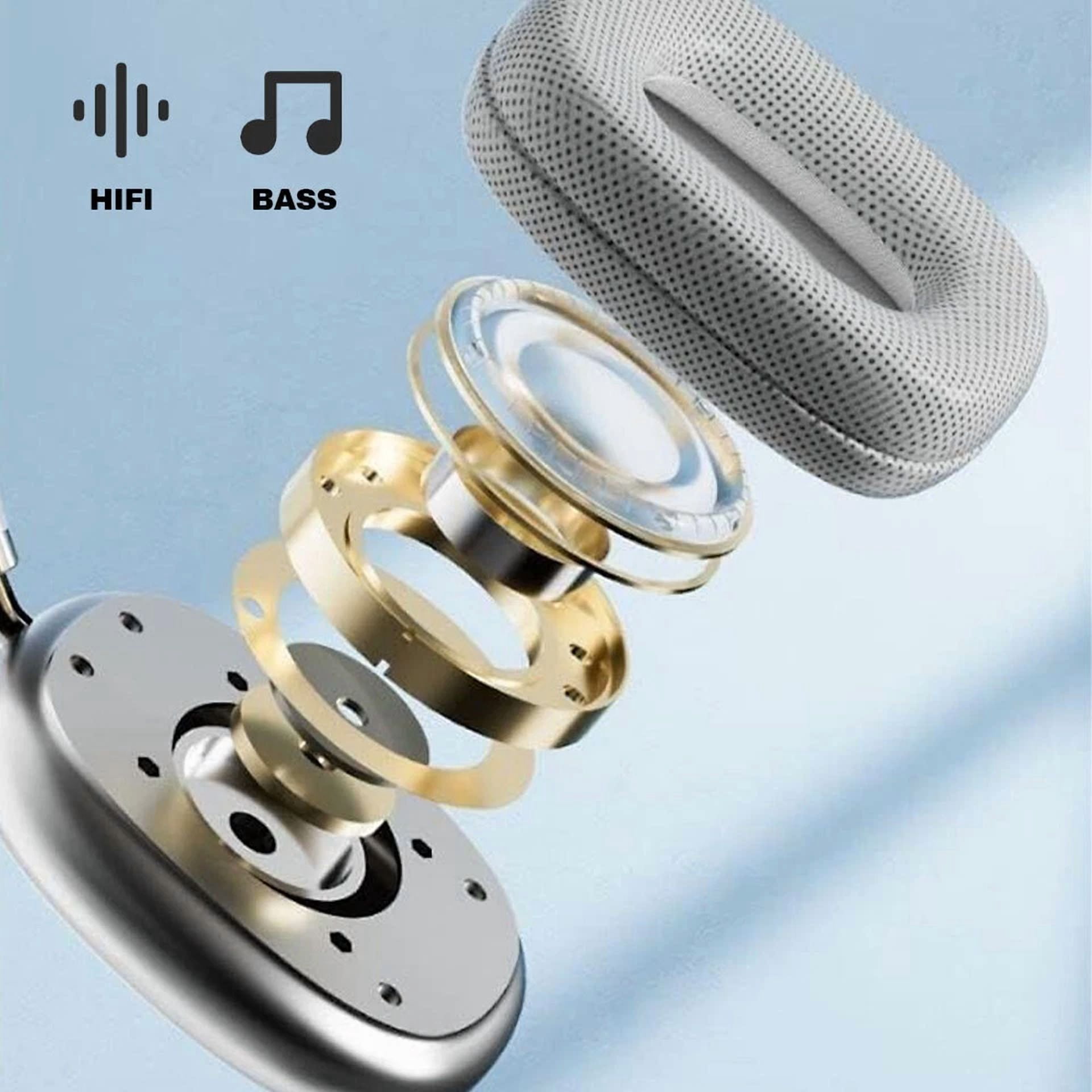 RHEA- Super Bass Wireless Headphones Headsets Bluetooth 5.0 Stereo Over Ear Earphones