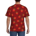 thumbnail image 3 of Qekee Strawberry Classic Fit T-Shirt Men's Shirt Men's Tight Short Sleeves for Exercise, Running, Mountaineering - Strawberry, 3 of 9